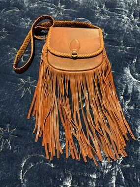 Genuine Leather American Darling Fringed Purse Crossbody Bag NEW
